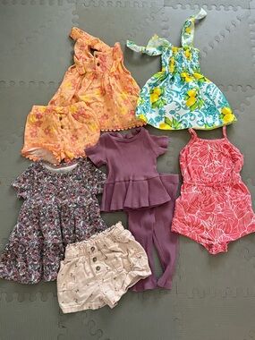 Toddler girl baby summer bundle